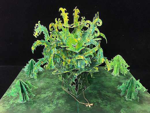 立体书设计《萤火虫森林》