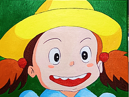 丙烯卡通画-糖果艺术出品