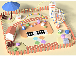 自己做的小游樂園