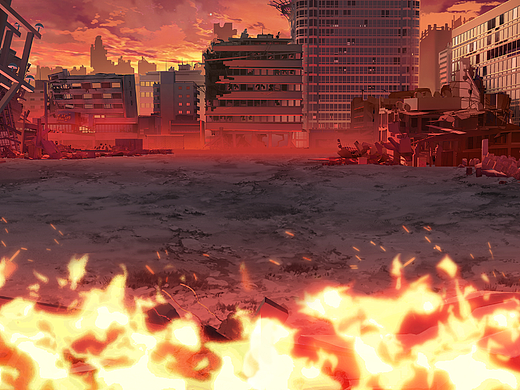 战斗背景006（个人主页-ZNjQ0MTg3NzI=） - 游戏原画 - 站酷设计师乐乐小白原创素材 - 站酷ZCOOL