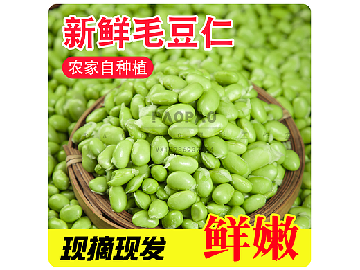 全网爆款新鲜毛豆主图片