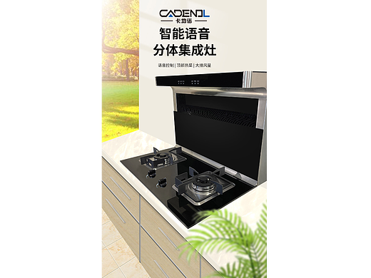 智能语音分体式集成灶