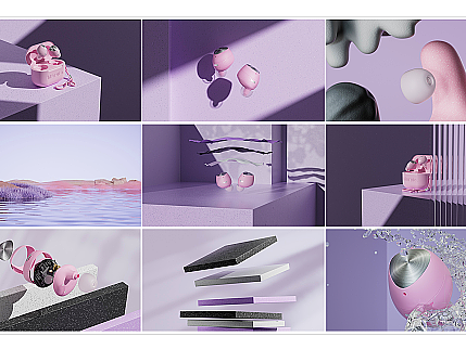 Pink violet  耳机动画