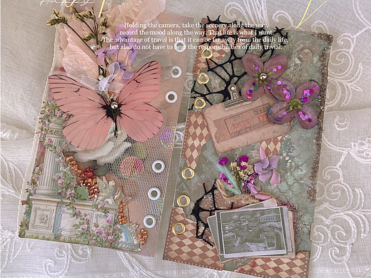 手帐单页排版「夏末」