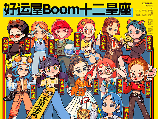 好运屋Boom12星座