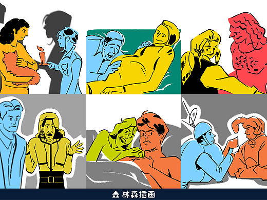 《老友记》系列插画-2