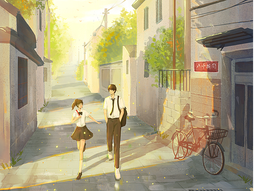 欲晓书封插画