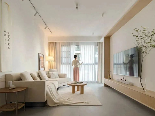 90㎡治愈系原木风，超强收纳，快节奏生活中的温暖港湾