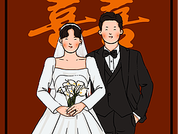 婚纱照转漫画