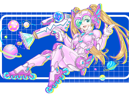 科技感人设（个人主页-ZNjI4OTEzMTY=） - 游戏原画 - 站酷设计师夜猫十页原创素材 - 站酷ZCOOL