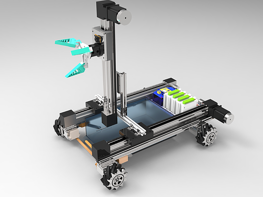 一个比赛的物流小车