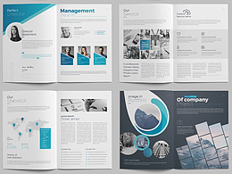 高級感企業(yè)公司品牌宣傳畫冊psd素材模板 Vol.3