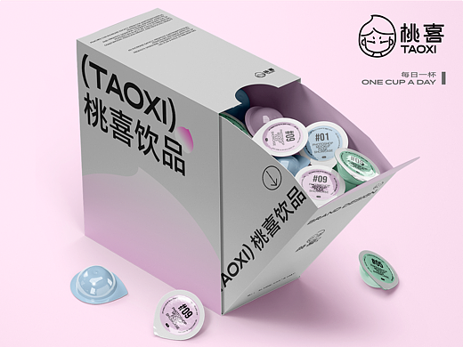 桃喜饮品 | 茶饮品牌设计/LOGO/ VI/包装