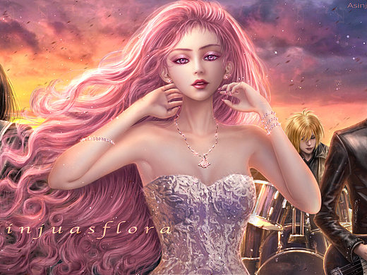 Trapnest-NANA 同人插画 （本城莲/芹泽蕾拉/一之濑巧