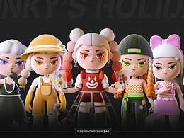 原創(chuàng)IP設計【PINKY’S HOLIDAY】