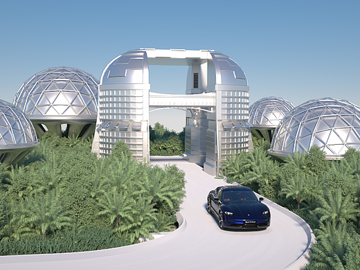 C4D 汽车场景动画