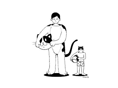 与猫日常（个人主页-ZMjM5MTg1NDA=） - 创作习作 - 站酷设计师一条大咸鱼原创素材 - 站酷ZCOOL