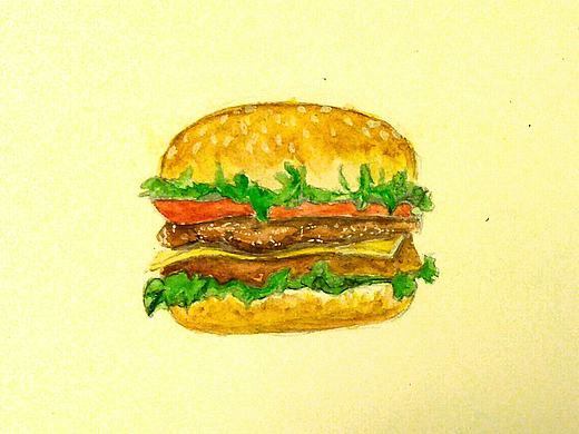 美食（个人主页-ZMjQ4NTY5OTI=） - 创作习作 - 站酷设计师luo水彩原创素材 - 站酷ZCOOL