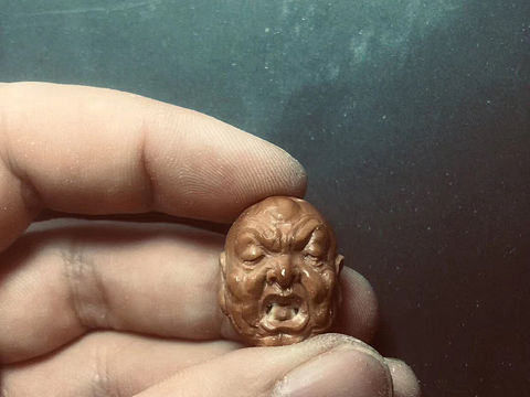 橄榄核雕刻练习