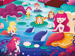 美人魚魔法城堡拼圖～