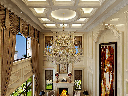 【獨棟別墅裝修】611㎡ 歐式（個人主頁-ZMTgzMTgzNjQ=） - 家裝設(shè)計 - 站酷設(shè)計師金舍小曉Sunny原創(chuàng)素材 - 站酷ZCOOL