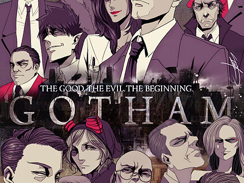 美剧哥谭同人海报