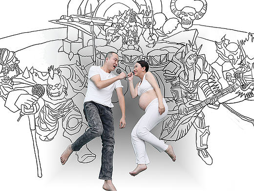 老婆我带你和宝宝到wow的世界里畅游