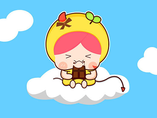 美柚形象创意大赛《我有一只小恶魔》