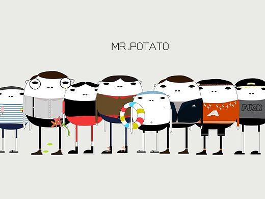 我是馬鈴薯先生 Mr Potato（個(gè)人主頁(yè)-ZMTM5MDQyNjA=） - 圖案 - 站酷設(shè)計(jì)師多巴胺事務(wù)所原創(chuàng)素材 - 站酷ZCOOL