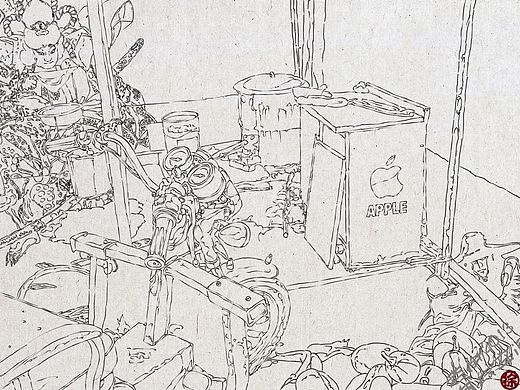 干沟民俗村组画