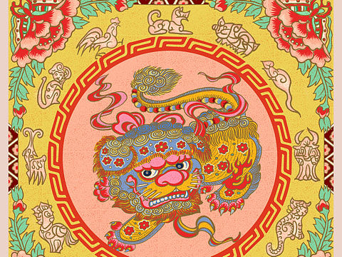 虎年生肖海报（个人主页-ZNTUzODU4ODA=） - 海报 - 站酷设计师人间大丽花原创素材 - 站酷ZCOOL