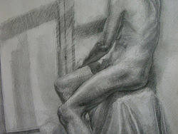 写生作品了！女人体！