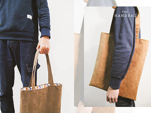 手袋设计-麂皮绒手袋