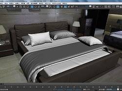 CBD 软装 床建模