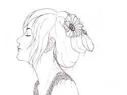 【手繪練習(xí)】線稿頭像