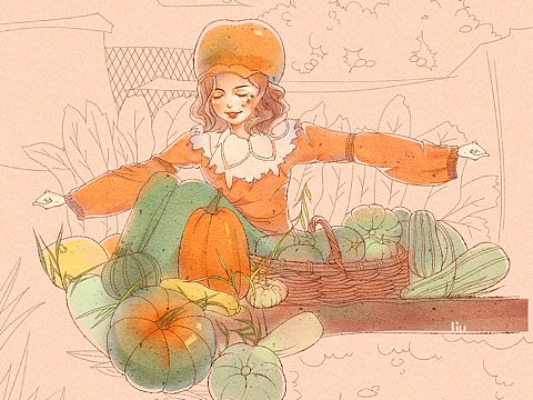 插画 第一次尝试 请大触们提一些意见和建议