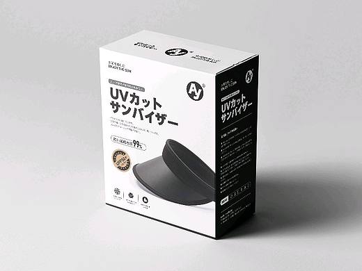 遮阳帽包装盒设计
