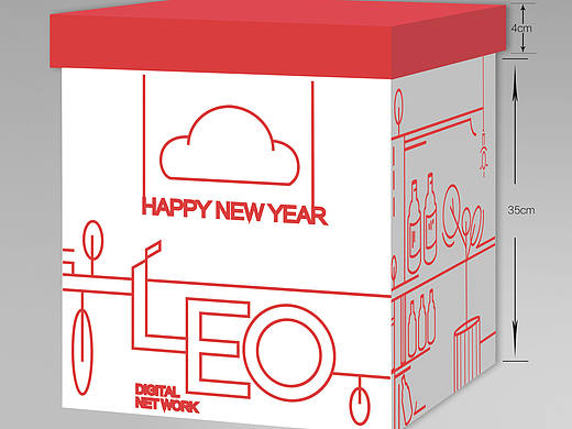 leo集团新年礼盒包装设计