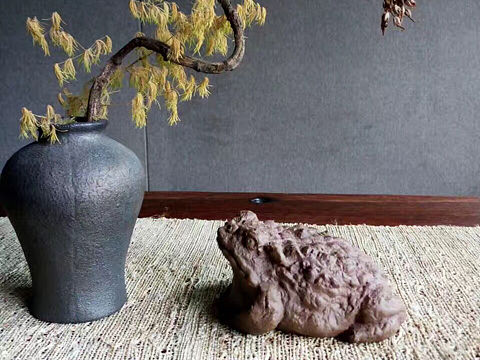 闽南红砖文化伴手礼--茶宠蟾