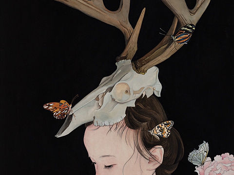 《夏日宝贝》系列 纸本设色 2019