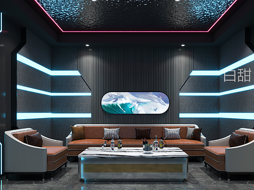 商务KTV设计|不一样的轻奢体验