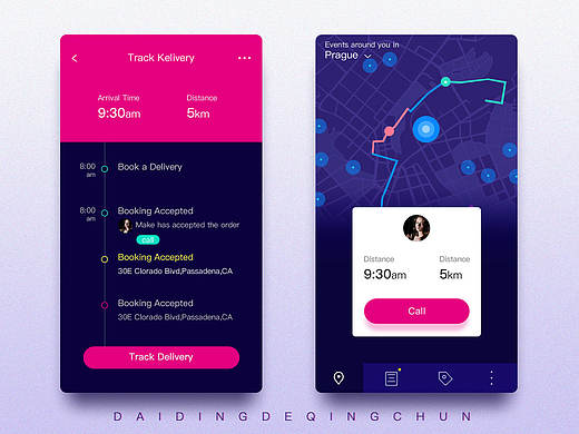 类似地图的页面
