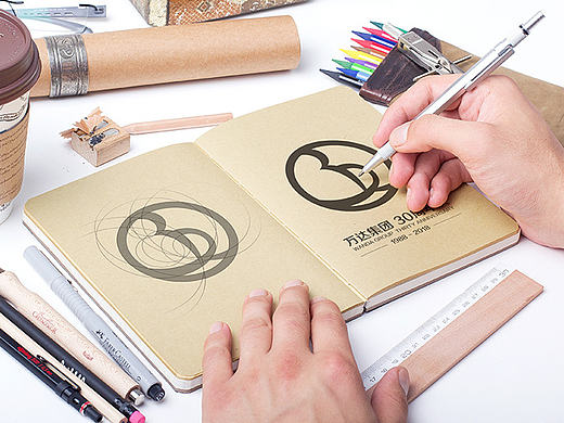 万达30周年logo - 传承与创新（个人主页-ZMTY3MzIzOTI=） - Logo - 站酷设计师itisalex原创素材 - 站酷ZCOOL