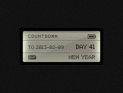 倒计时 电子显示（个人主页-ZMTc1MzQ1Mg==） - 主题/皮肤 - 站酷设计师Zen_Young原创素材 - 站酷ZCOOL