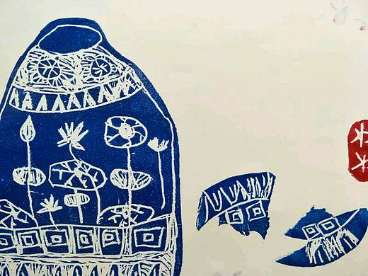 少儿版画-学生作品