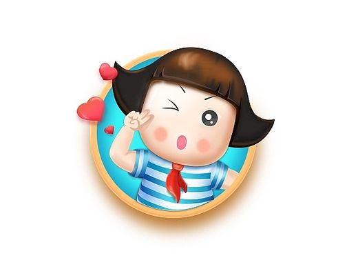 临摹卡通形象-小胖妹,oh yeah