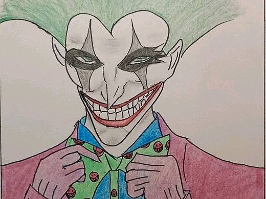 手绘小丑