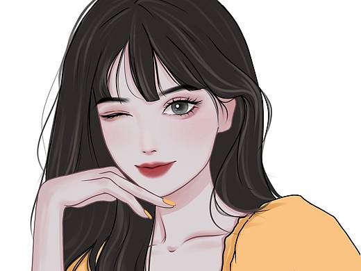 写实人物插画-①（个人主页-ZNDA4MjAzOTI=） - 创作习作 - 站酷设计师black花画原创素材 - 站酷ZCOOL