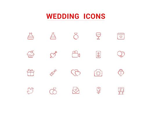 婚礼icons