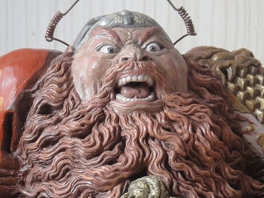 传统泥塑——钟馗